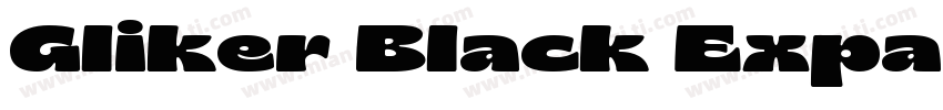 Gliker Black Expande字体转换